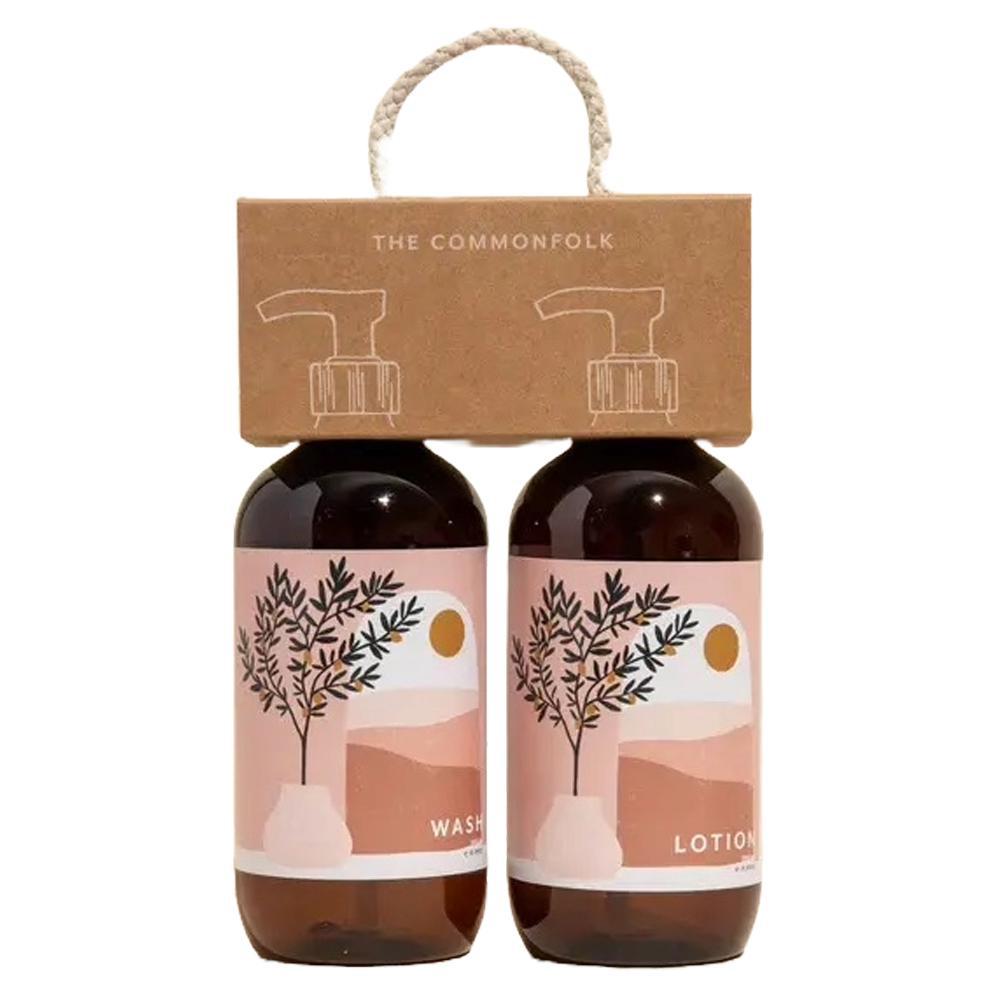 The Commonfolk Collective - 'The Lemon Tree' (Coconut + Lime) Wash & Lotion Kit (2x500ML)