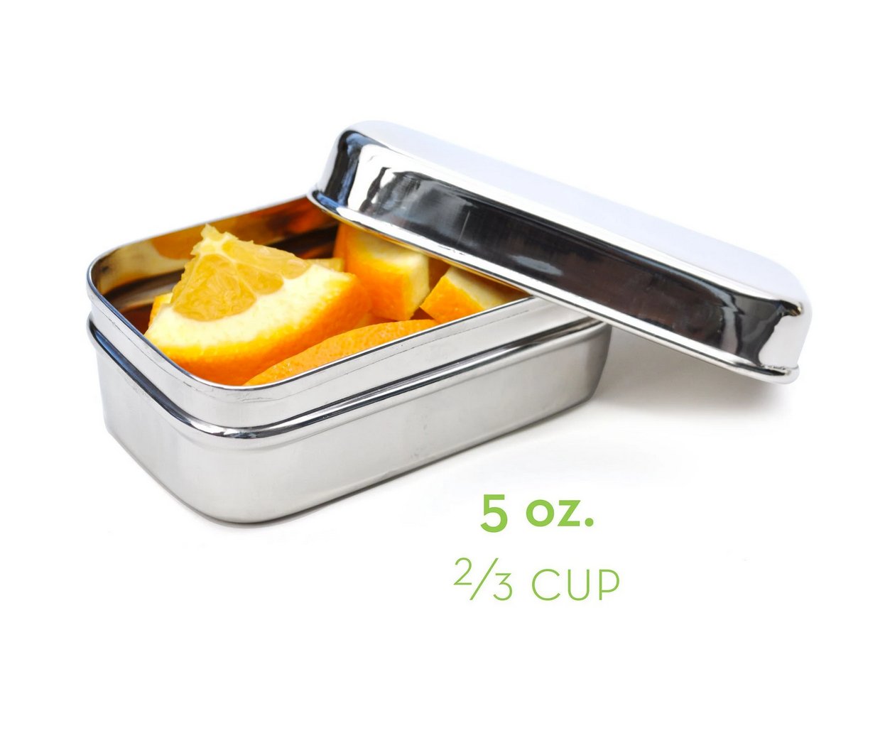 ecozoi Stainless Steel Lunch Box Mini Sauce Containers, Set of 2