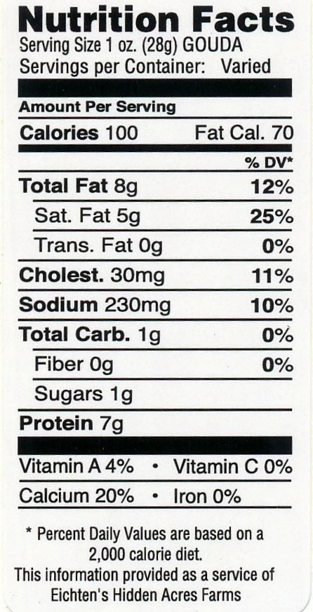 Eichtens Chipotle Pepper Gouda Cheese