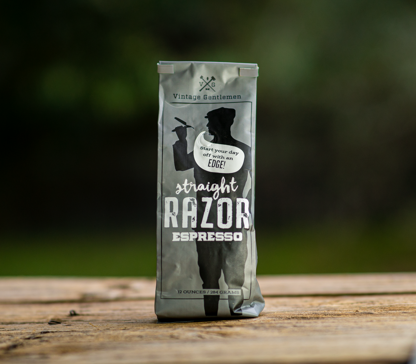 Vintage Gentlemen “Straight Razor” Espresso Bean Coffee