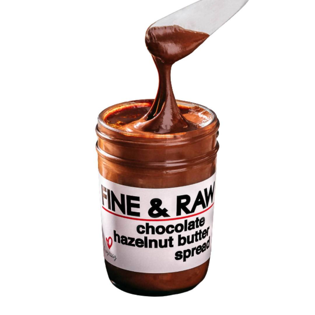 Fine and Raw Hazelnut Spread, Organic, Fair Trade - 12 Jars x 8oz case