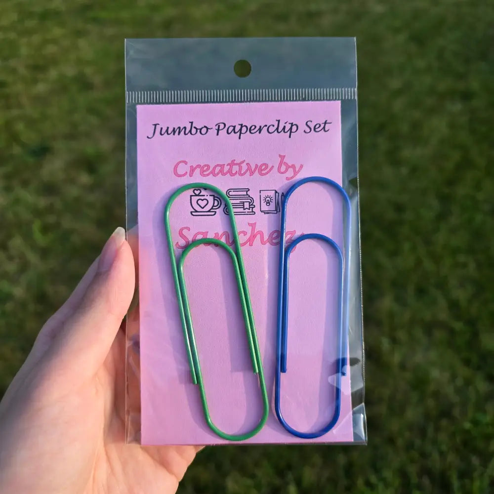 Giant Paperclip Bookmark Set of 2