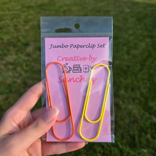 Giant Paperclip Bookmark Set of 2