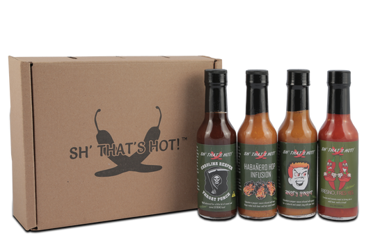 4-pack Hot Sauce Mix & Match by SH' THAT'S HOT!