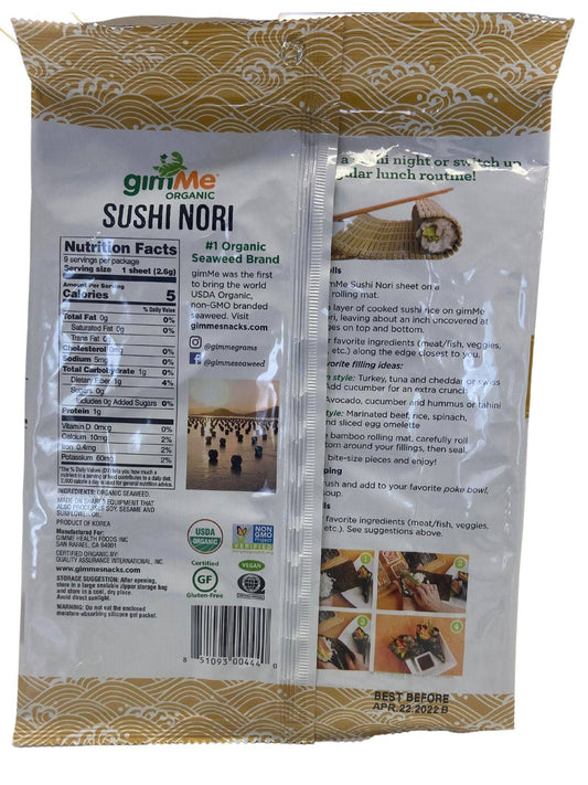 Sushi Nori, Organic