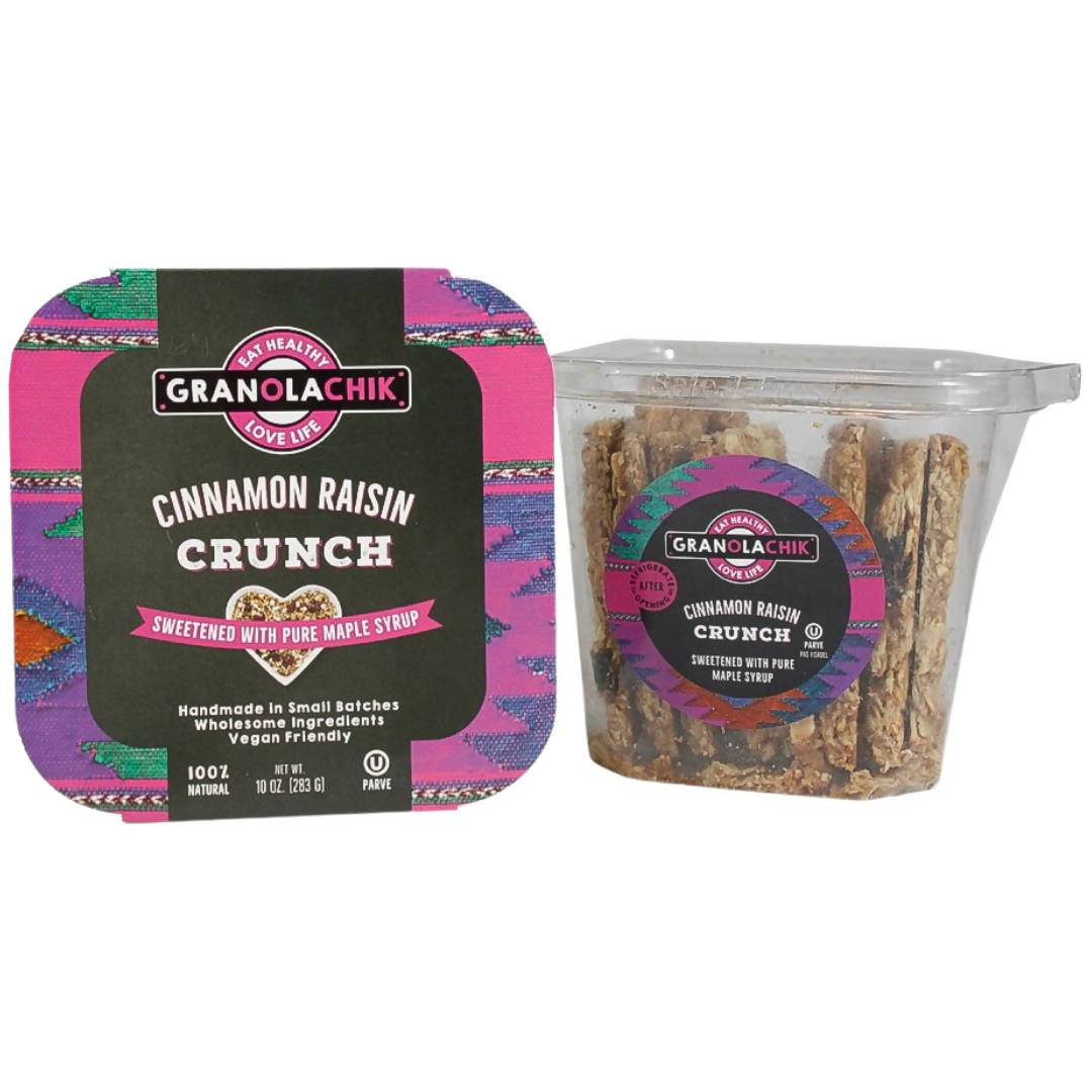Granola Chik Cinnamon Raisin Crunch Containers - 6 containers x 10oz