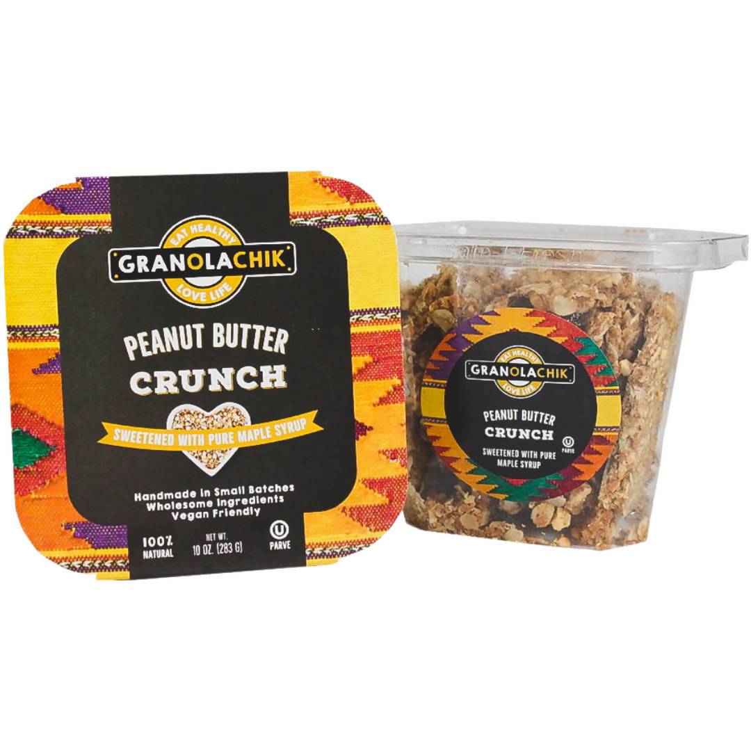 Granola Chik Peanut Butter Crunch Containers - 6 containers x 10oz