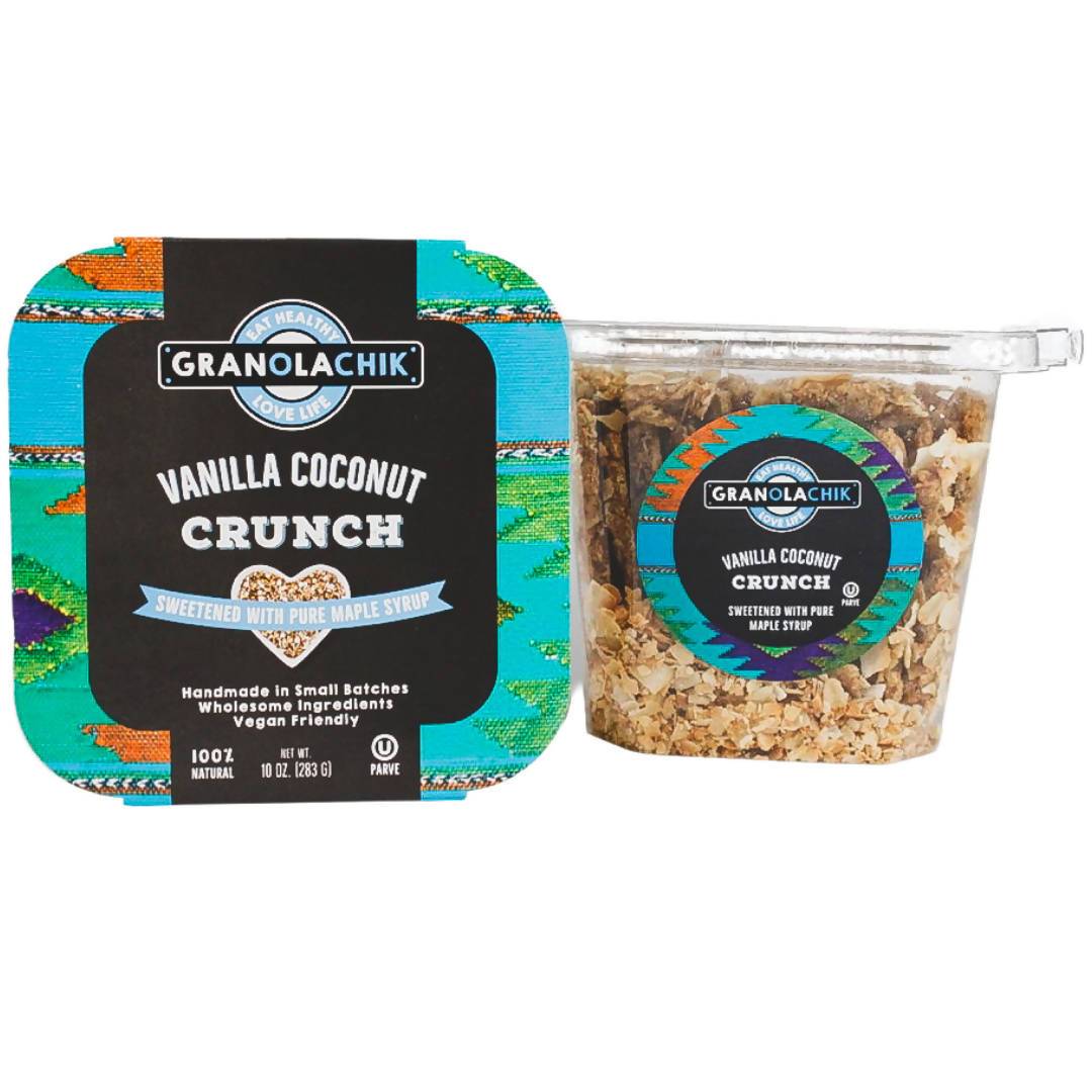 Granola Chik Vanilla Coconut Crunch Containers - 6 containers x 10oz