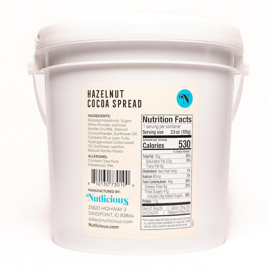 Nutlicious, Hazelnut Cocoa Spread (9 lb)