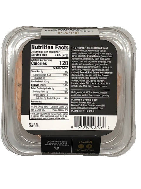Smoked Steelhead Trout Pâté - 12 x 6 oz