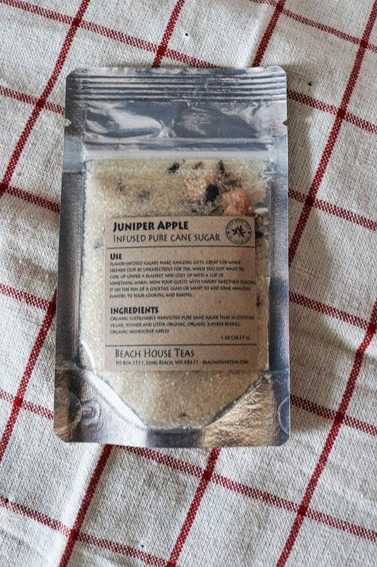Juniper Apple infused artisan culinary sugar