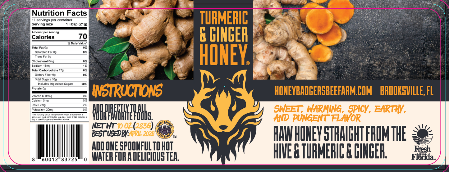 Turmeric & Ginger Honey