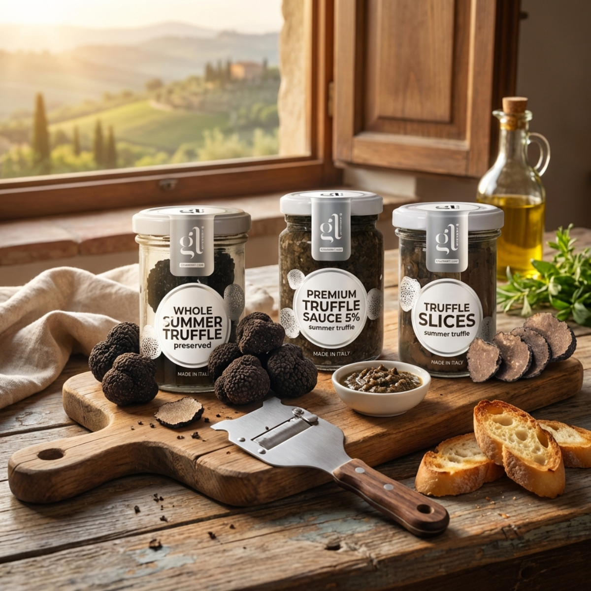 GL Truffle Gourmet, Italian Premium Black Truffle Sauce, 90 g (3.17 oz)