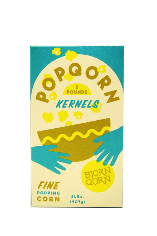 Bjorn Qorn Fine Popping Kernels Popcorn - POPQORN!