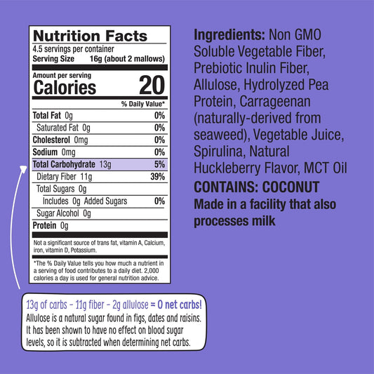 Max Sweets Vegan Huckleberry Marshmallows