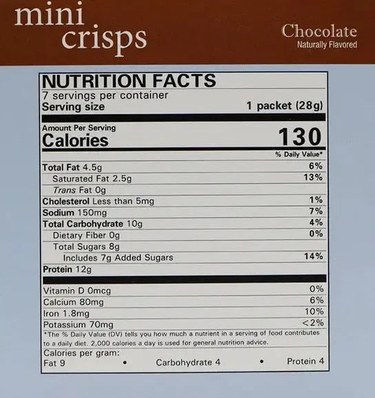 Chocolate Mini Crisps