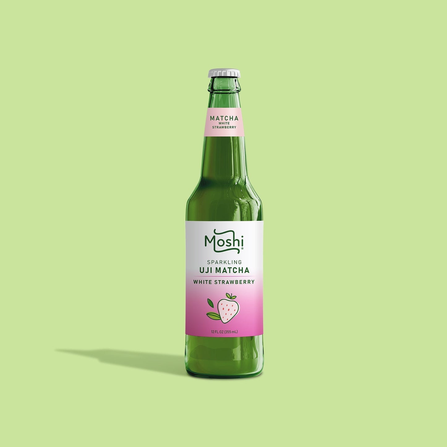 Moshi Uji Matcha White Strawberry Bottle