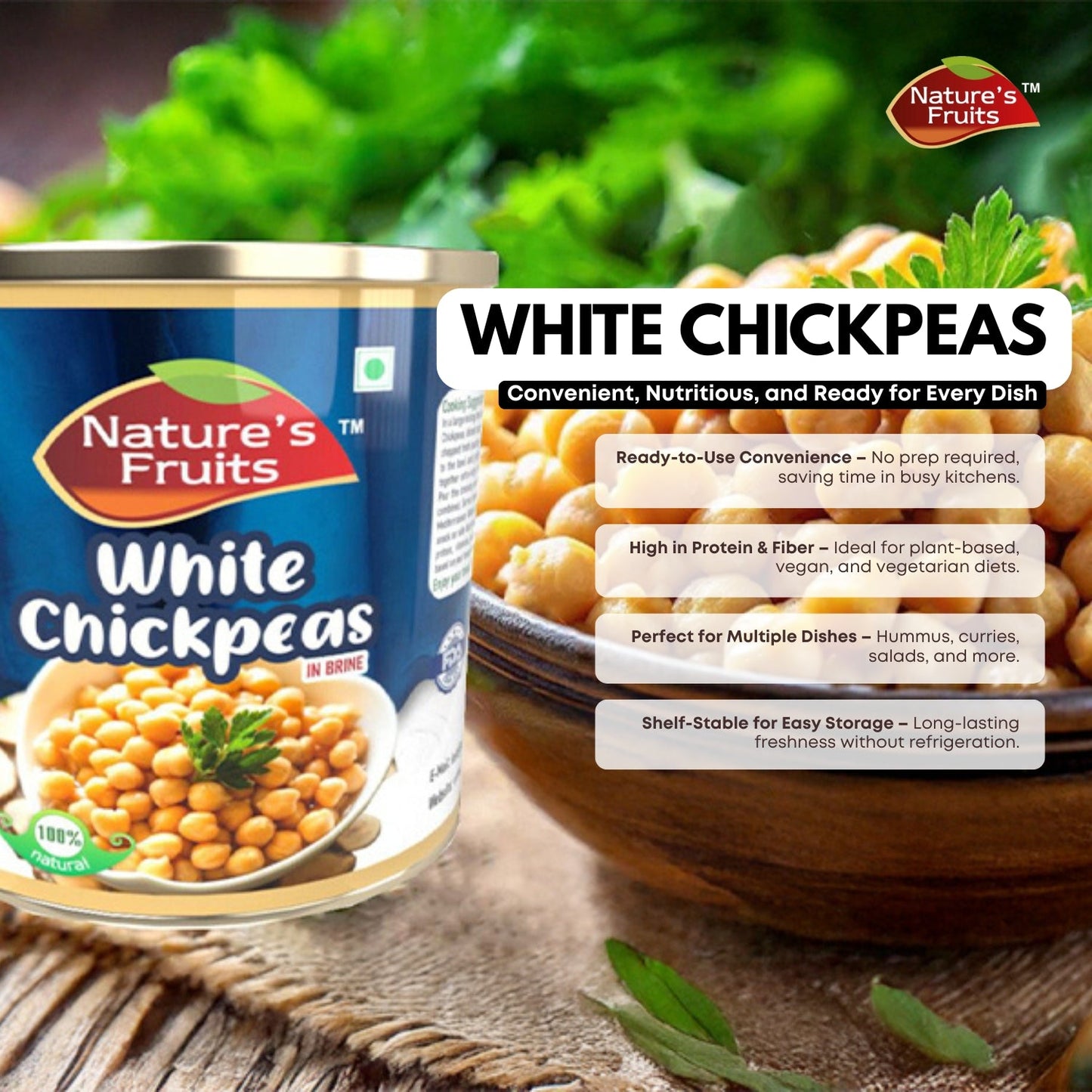 WHITE CHICKPEAS/ GARBANZO BEANS 6.83 LBS