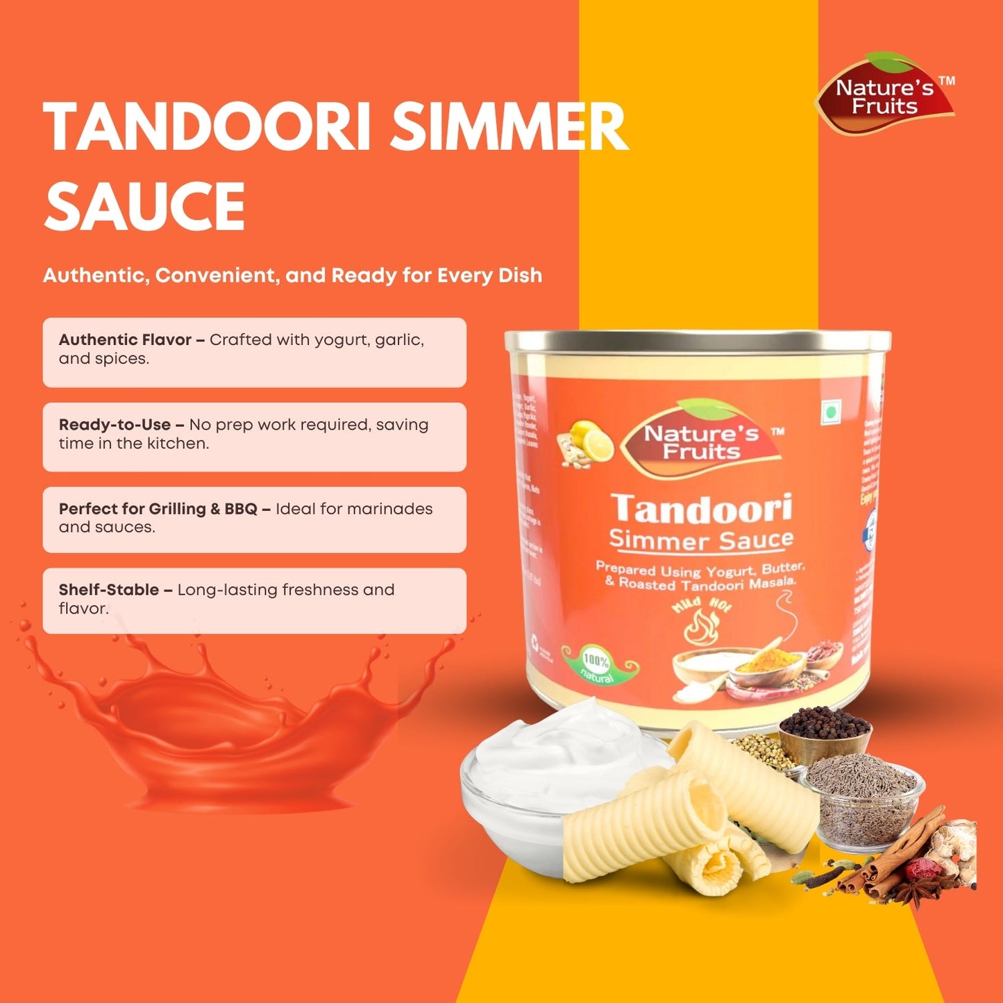 TANDOORI SIMMER SAUCE 14 oz