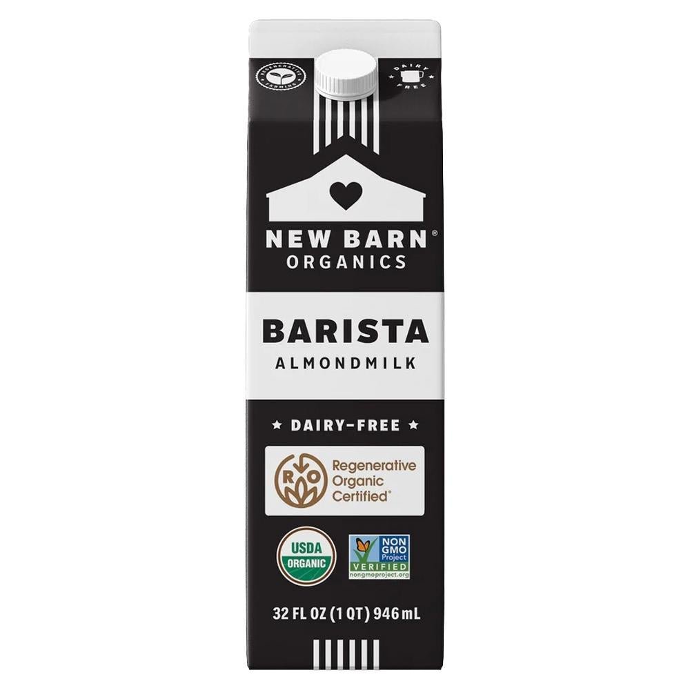 New Barn Organics - Organic 'Barista' Almond Milk (32OZ)
