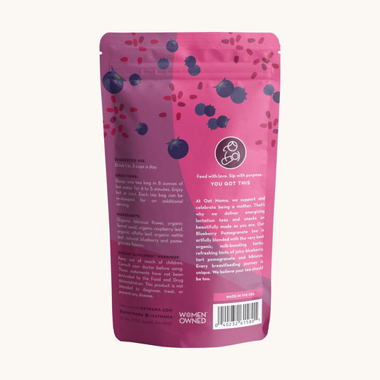 Oat Mama Blueberry Pomegranate Lactation Tea
