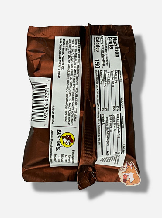 Buc-ee's Dark Chocolate Peanut Butter OverBite