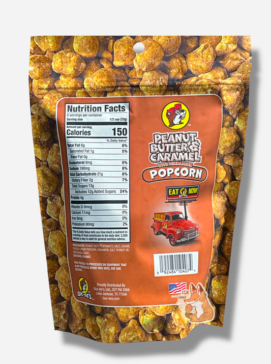 Buc-ee's Peanut Butter & Caramel Popcorn With Cinnamon