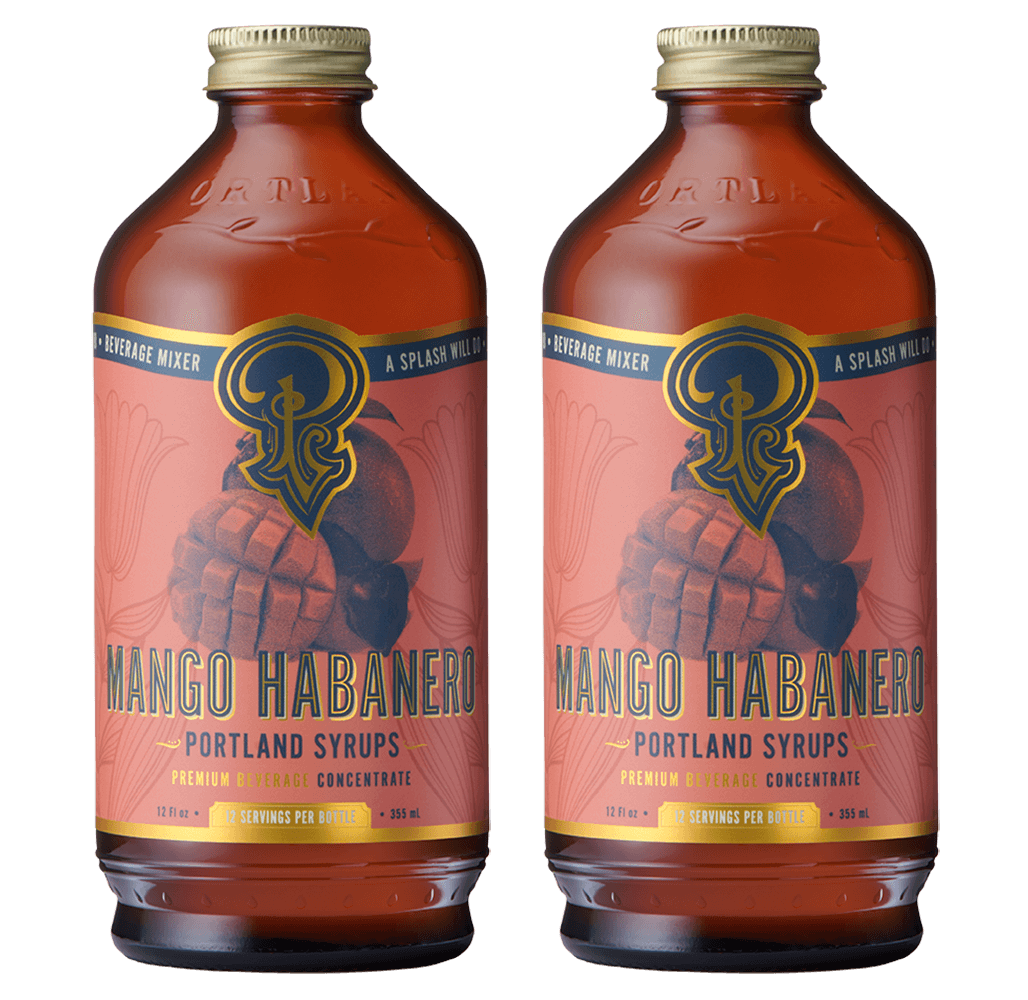 Portland Syrups Mango Habanero Syrup two-pack