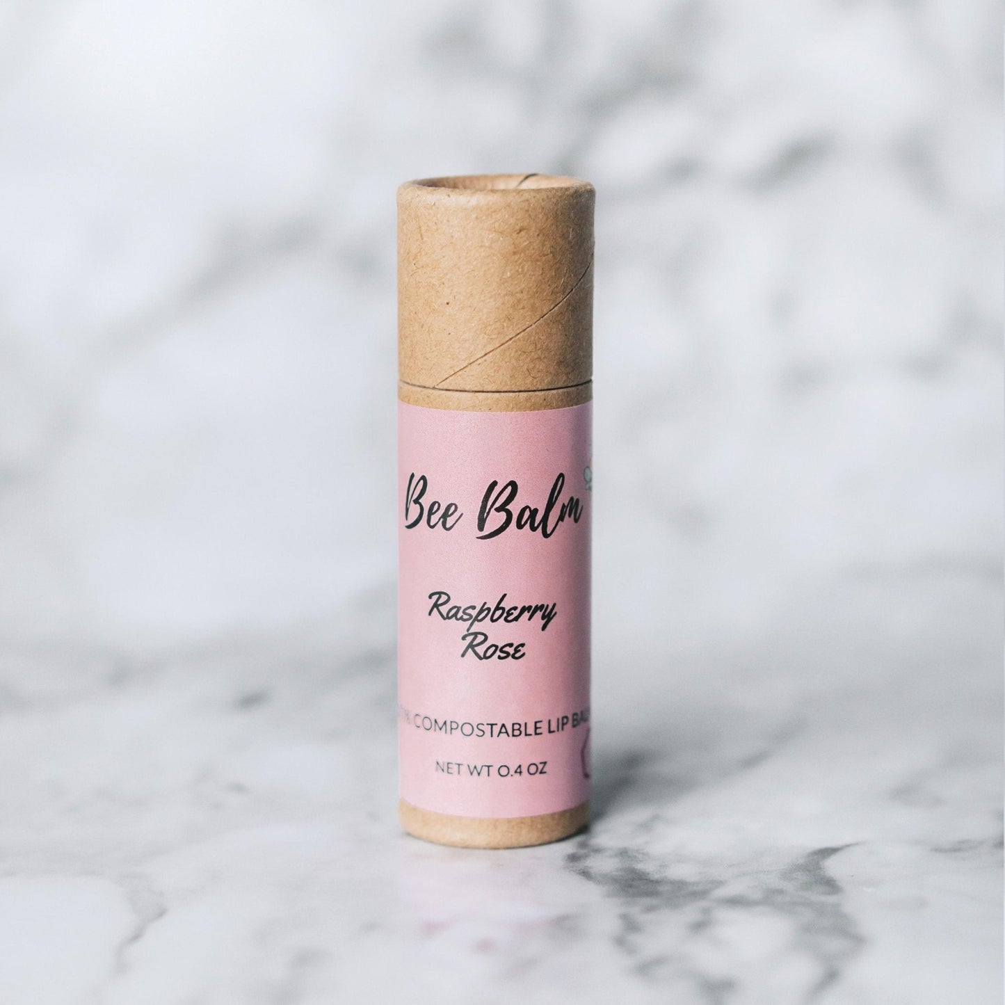 Bee Balm Raspberry Rose Lip Balm Sticks - 6 Sticks