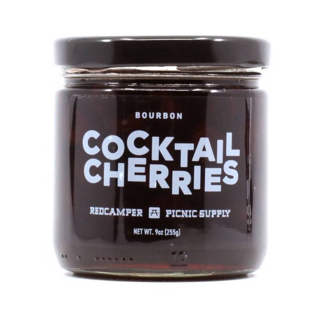 Red Camper Bourbon Cocktail Cherries Bottles - 12 jars x 9oz case
