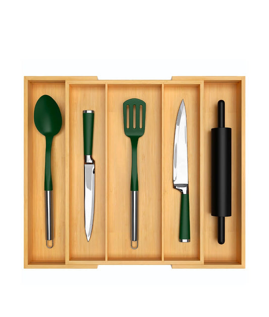 Royal Craft Wood Expandable Utensil Organizer