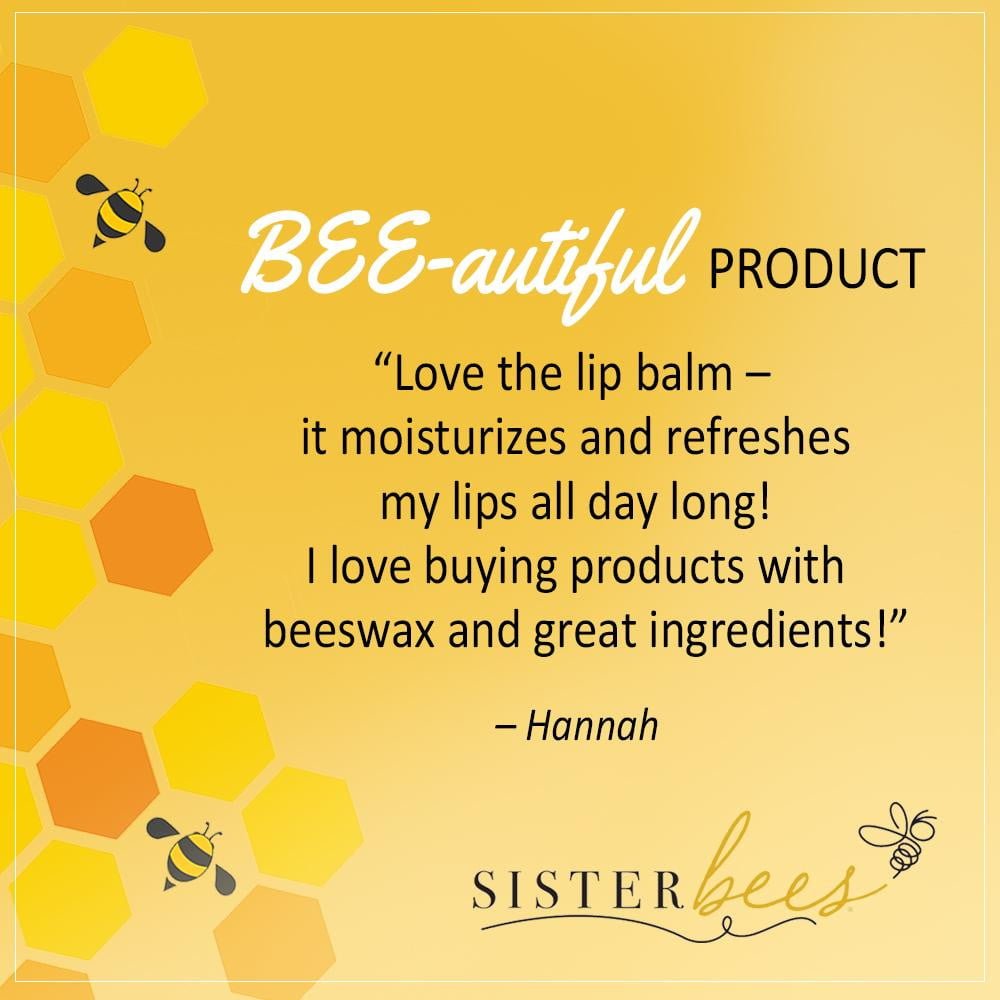 Sister Bees Natural Beeswax Lip Balm