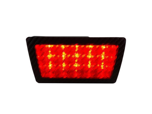 Special Edition Dark Smoke Carbon Fiber F1 / Rear Fog Light Overlay - 2015-2022 Subaru WRX / STI