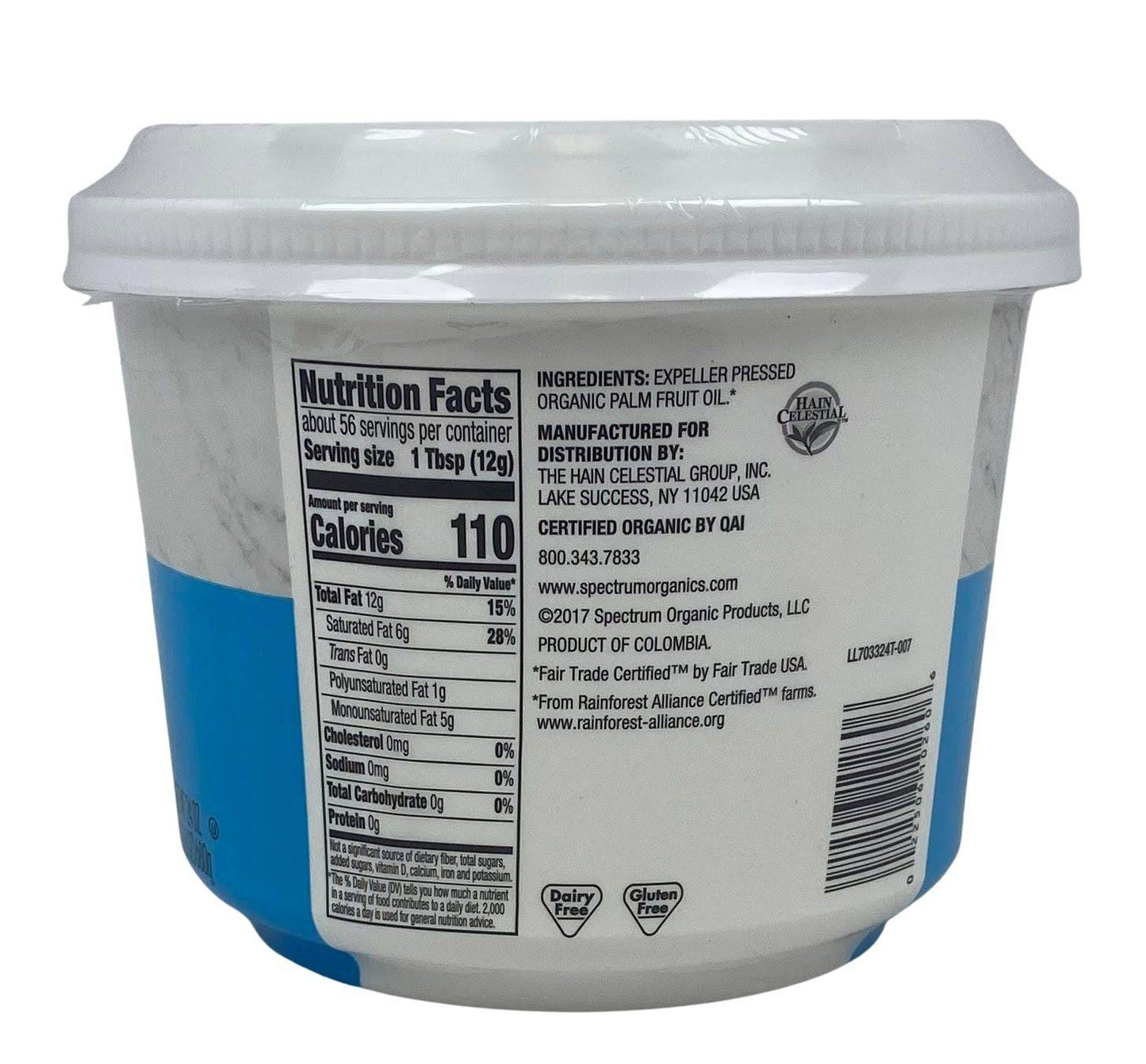 Shortening, Organic, All-Vegetable