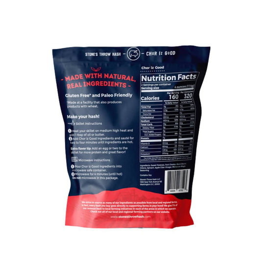Stone Throw’s Hash Chorizo Good Hash Bags - 6 bags x 8oz