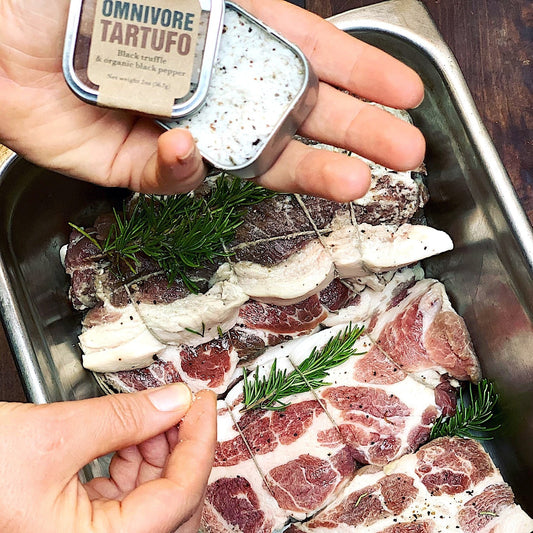 Omnivore Tartufo Salt 2 oz. Tin - 6 Tins x 2 oz case