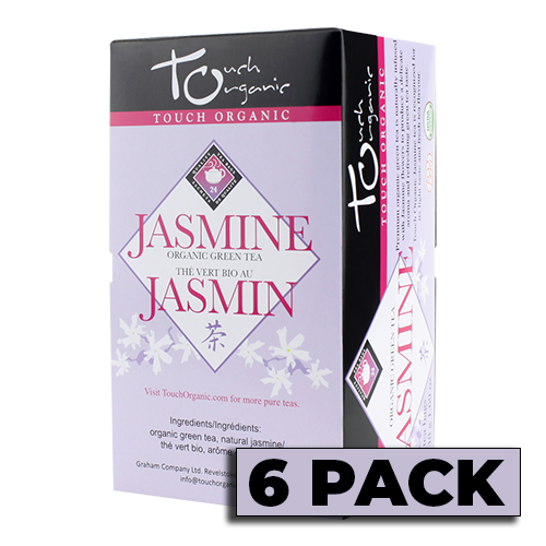 Touch Organic - ORGANIC JASMINE GREEN TEA 24 bags - 6 PACK CASE
