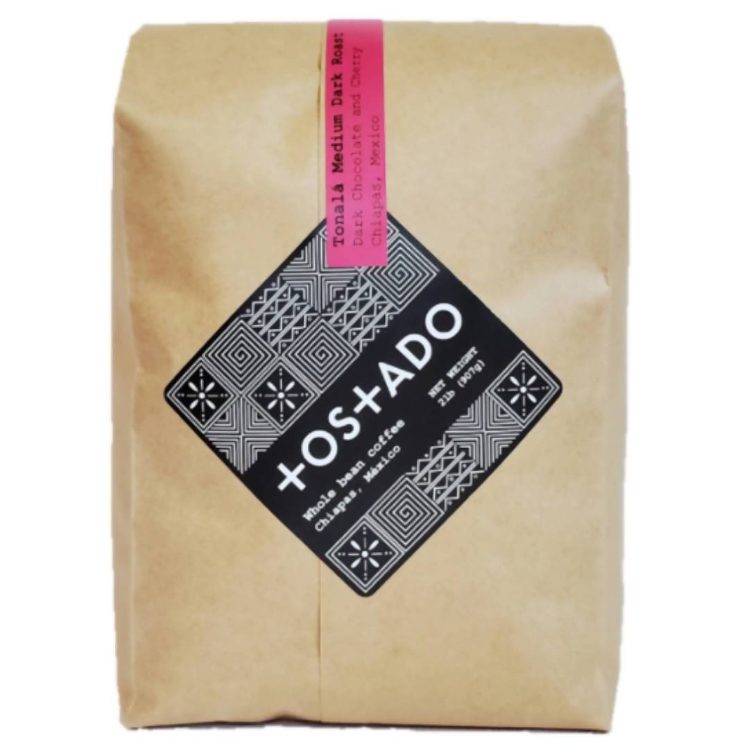 Tostado Tonala Coffee Beans (Medium-Dark Roast) - 6 Bags x 2 LB