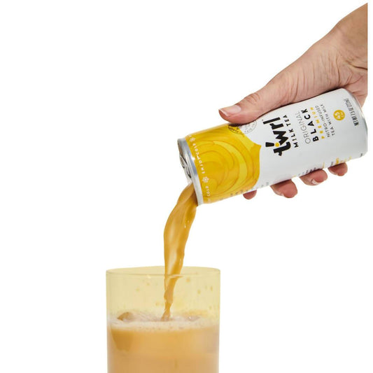 Twrl Original Black Milk Tea Cans - 12 x 7.5oz