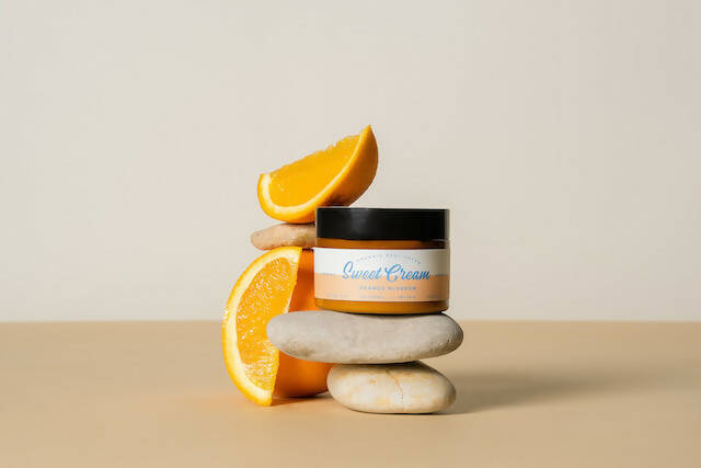 Sweet Cream Orange Blossom Body Cream Jars - 2 jars x 4oz