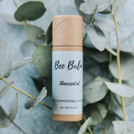 Bee Balm Unscented Lip Balm Sticks - 6 Sticks