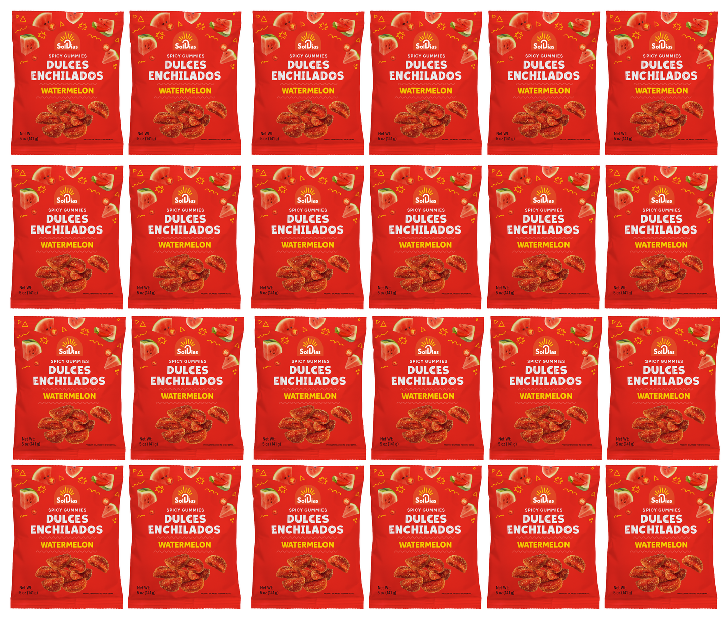 Dulces Enchilados - Spicy Watermelon Gummies 5oz