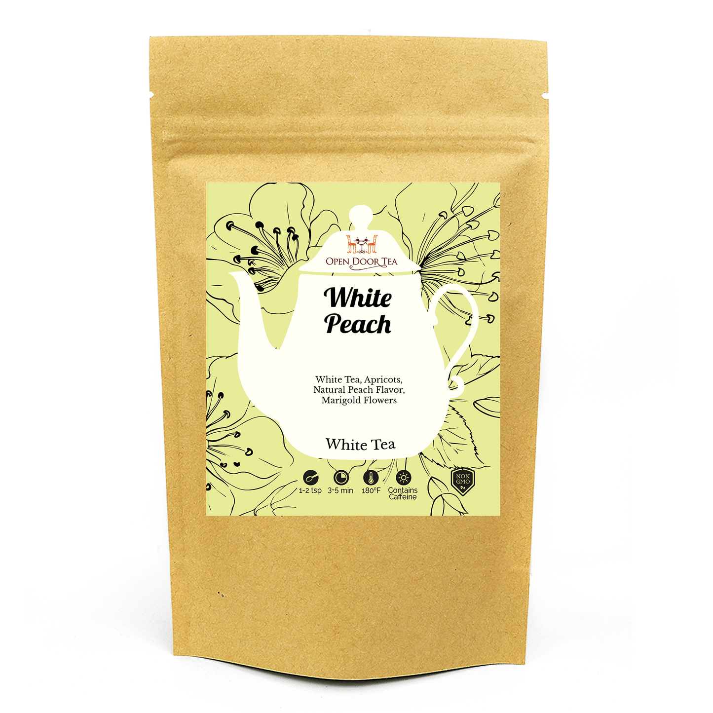 Open Door Tea White Peach
