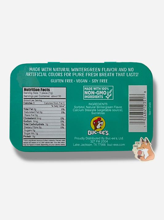 Buc-ee's Wintergreen Mints