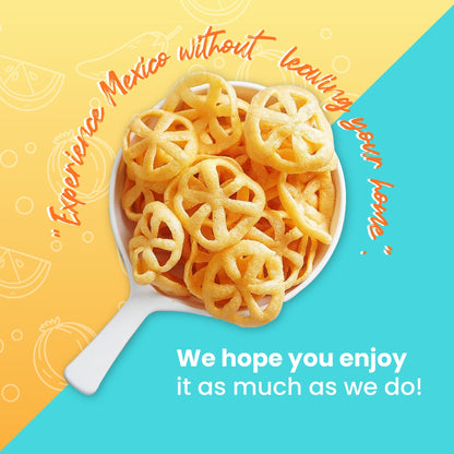Chicharrones de Rueda | Fried Wheat Wheels | 3 oz
