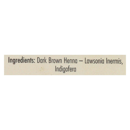 Rainbow Henna Hair Color & Conditioner Dark Brown - 4 Oz