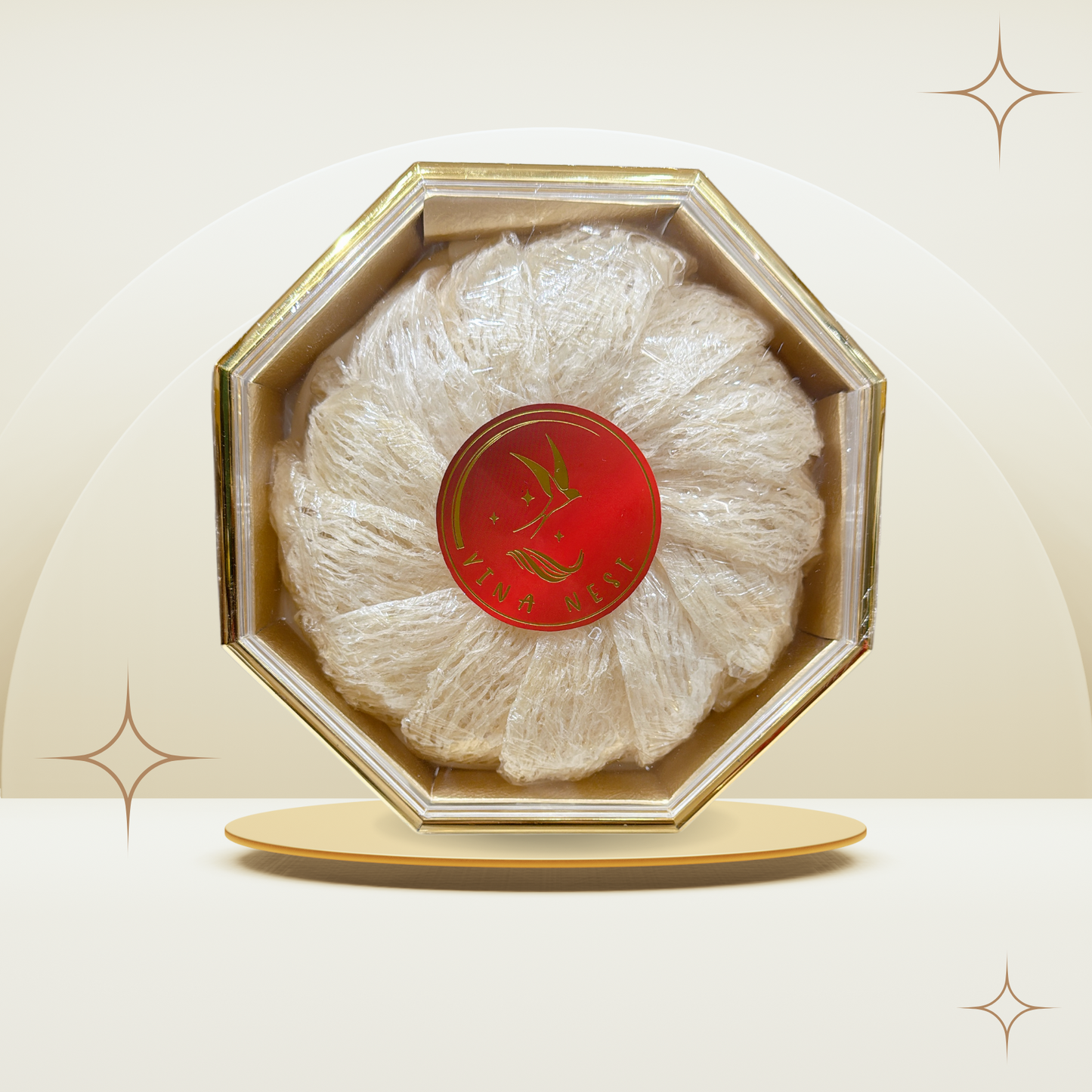 Vinanest 100% Fiber Bird's Nest (Tổ Yến Rút Lông Sợi) 100GR