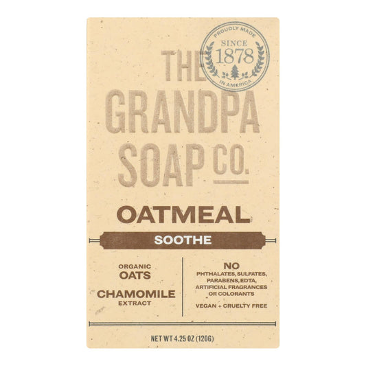 Grandpa Soap Bar Soap - Oatmeal - 4.25 Oz