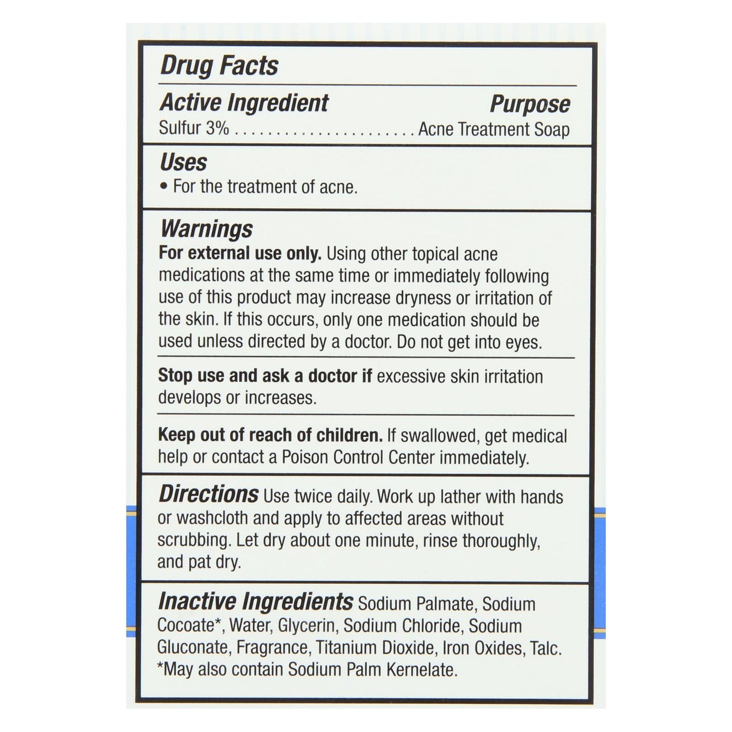 Grandpa's Thylox Sulfur Acne Soap - 3.25 Oz