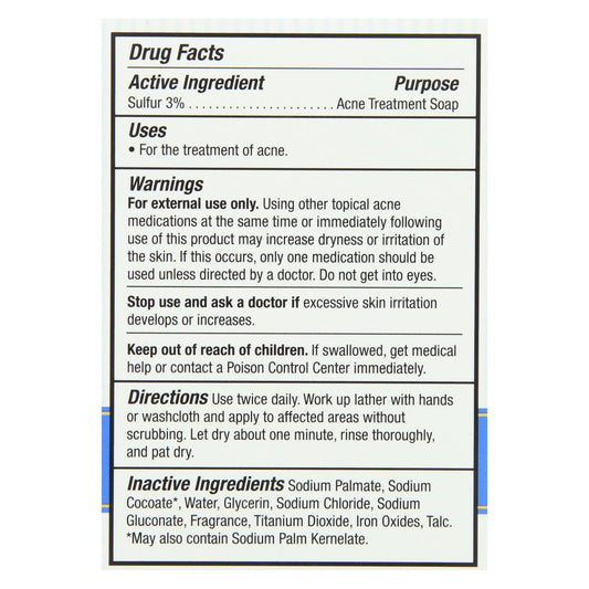 Grandpa's Thylox Sulfur Acne Soap - 3.25 Oz